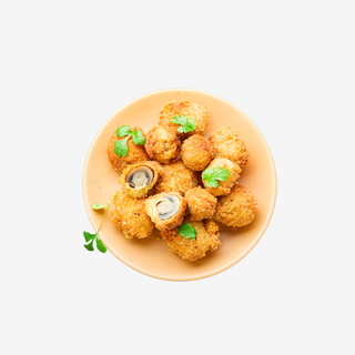Ciuperci pane cu sos tartar