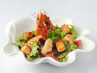 Теплий салат з морепродуктами (260g)