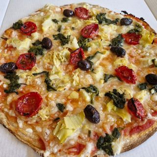 Pizza Veggie Green