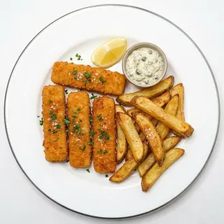 Kids Fish Fingers + Chips