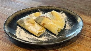 Млинці банан+шоколадна паста (150г/50г)