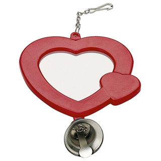 FERPLAST Igračka za ptice Ogledalo Srce sa zvoncem 15,5cm (KOD F84212799)