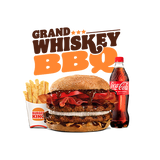 Menú Grand Whiskey BBQ Grande (2 Carnes)