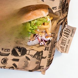 Сандвич Двойна конска плескавица  (500г)