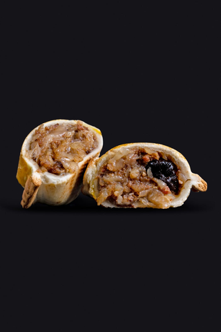 Empanadas con pancetta y ciruela