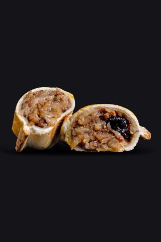 Empanadas con pancetta y ciruela