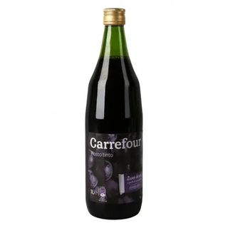 Mosto Tinto Carrefour Botella 1 L.
