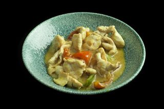 Pollo al Curry e latte di cocco		