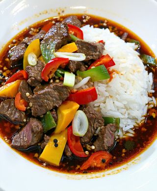 BO SOT NGU VI - vita cu condiment 5 spice si orez jasmine