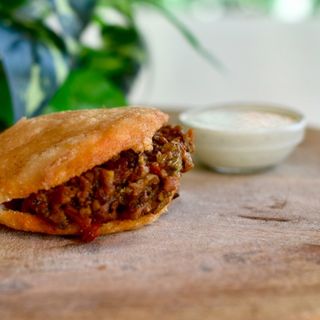 Arepa Carne Molida