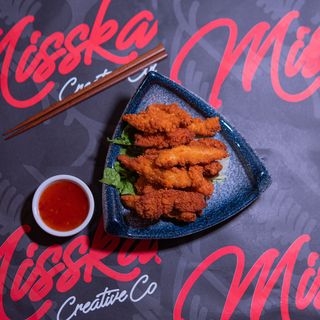 Tiras de pollo crujientes 