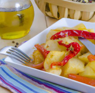 Patatas Con Pimientos 