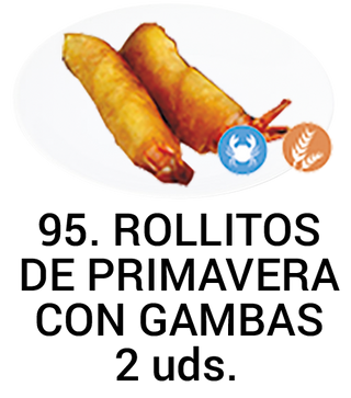 94. Rollitos Primavera Con Gambas (2 Uds.)