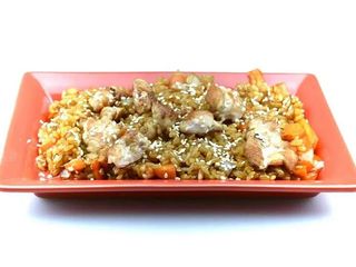 №244 Рис з омлетом та вугрем (180g)