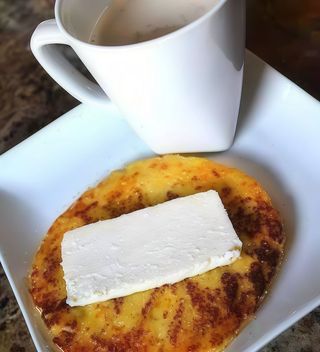 Arepa de choclo con extra de queso