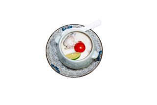 Tom kha kai(Zuppa di pollo con latte di cocco)