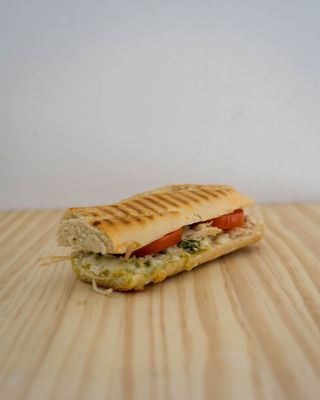 Panini Chicken Pesto And Mozzarella