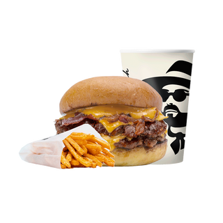 Menu Crispy Bacon Burger Manzo