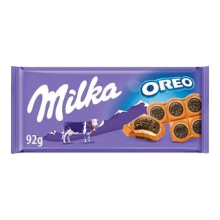 Chocolate con Leche Con Galleta Oreo Milka 92 Gr.