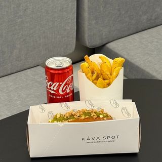 КОМБО Хот-дог гриль Реліш + діпи + кола 0.3