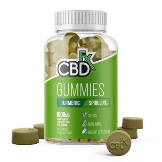 Jeleuri vegane Turmeric Spirulina 1500 mg CBD Vegane (240g)