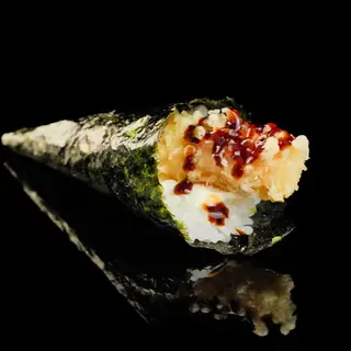 Temaki ebi tempura