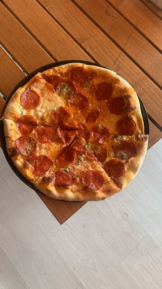 Pizza Diavola e Gorgonzola Ø32cm