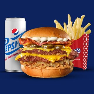 Meniu Sweet & Spicy Double Burger