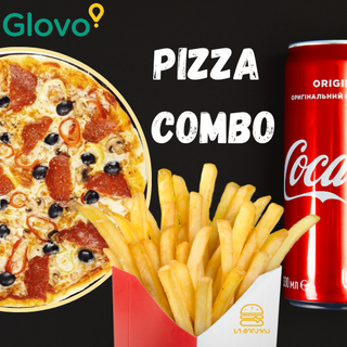 პიცა მიქსი + ფრი + 2 კოკა-კოლა