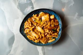 Pollo con verdura