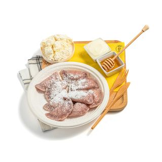 Pierogi z twarogiem na słodko 