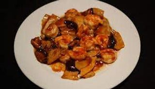 49 Gambas Con Bambú Y Setas