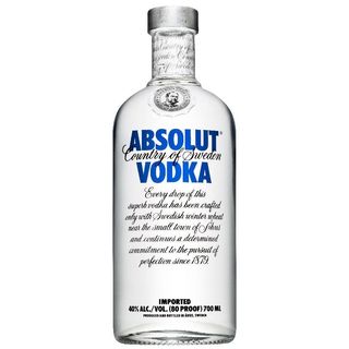 Botella vodka Absolut 70cl