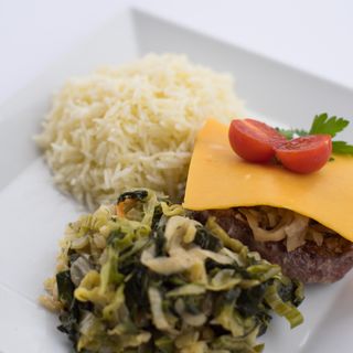 Hambúrguer de Picanha no Prato