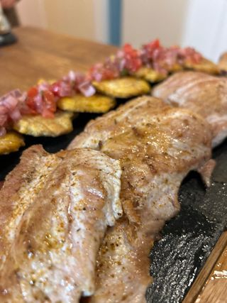 Secreto ibérico con patacones