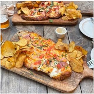 Milanesa de carne Mendocino