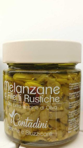 Melanzane a filetti rustiche