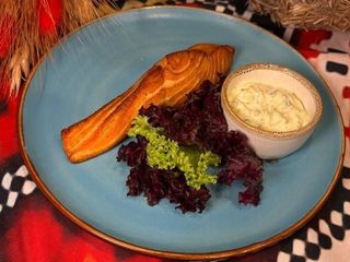 Стейк з лосося