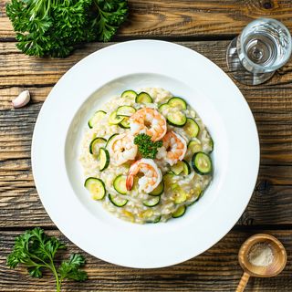 Risotto Gamberi-Zuchini