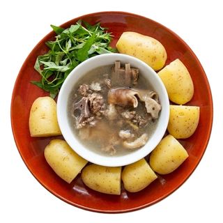 Boiled goat