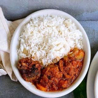 White Rice and Stew