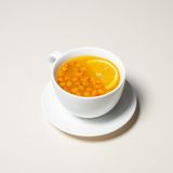 Чай облепиховый с апельсином и 0.4л