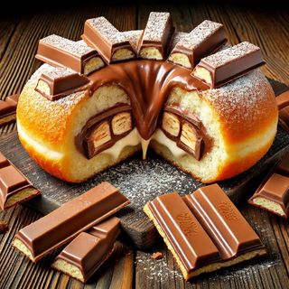 Krapfen speciale Kit Kat