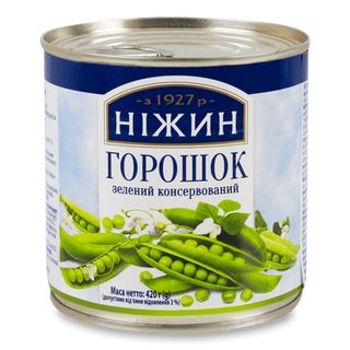 Горошок «Ніжин» зелений (420г)