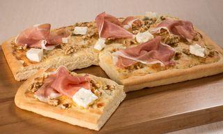 Focaccia prosciutto crudo, bufala DOP