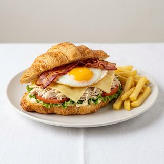 Croissant Especial BP Con Pollo Desmenuzado
