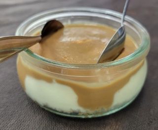 Cheesecake al caramello salato