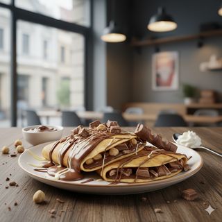 Crèpes Nutella e Kinder Bueno