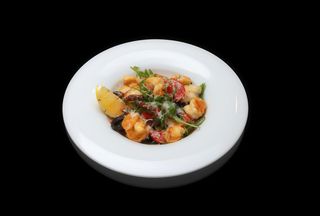 Салат з креветками