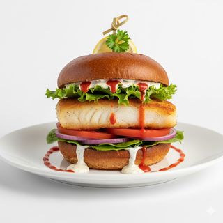 Hamburger di pesce